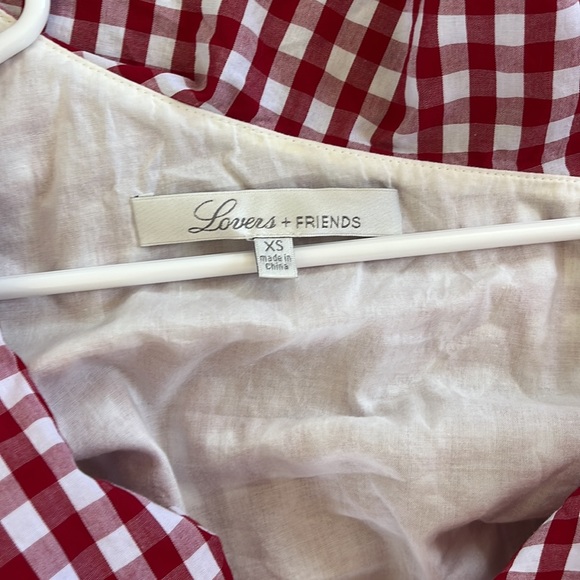 Lovers and friends gingham dress xs - Picture 3 of 4